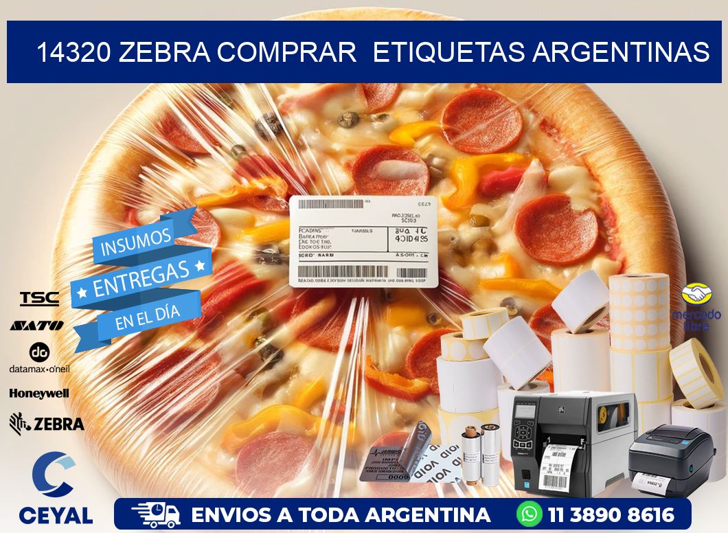 14320 ZEBRA COMPRAR  ETIQUETAS ARGENTINAS