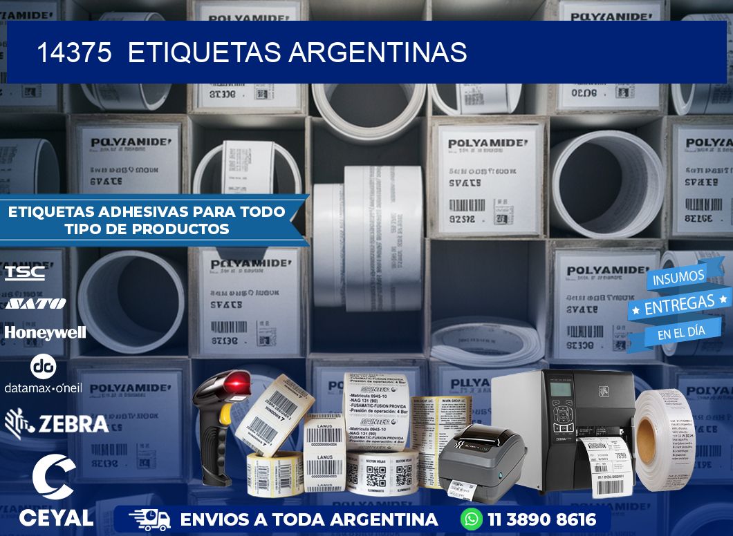 14375  ETIQUETAS ARGENTINAS