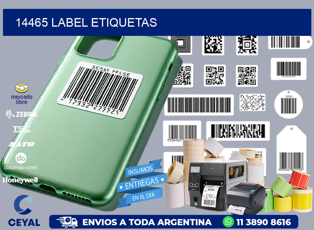 14465 LABEL ETIQUETAS
