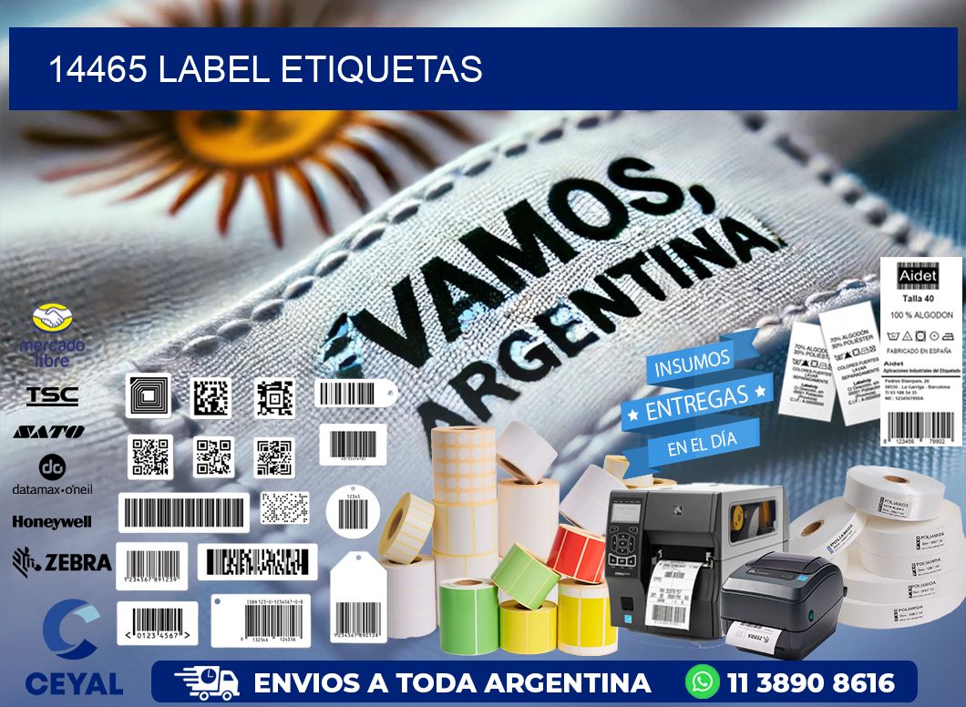 14465 LABEL ETIQUETAS