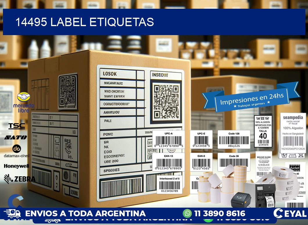 14495 LABEL ETIQUETAS