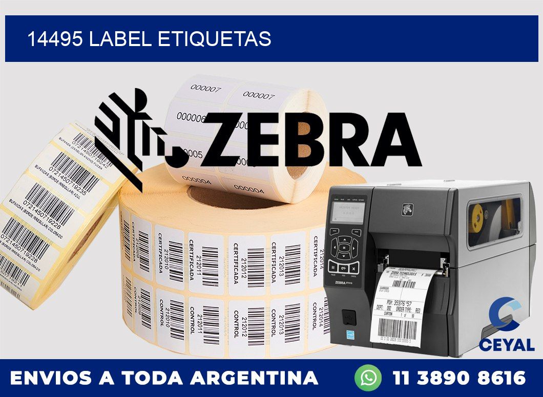 14495 LABEL ETIQUETAS