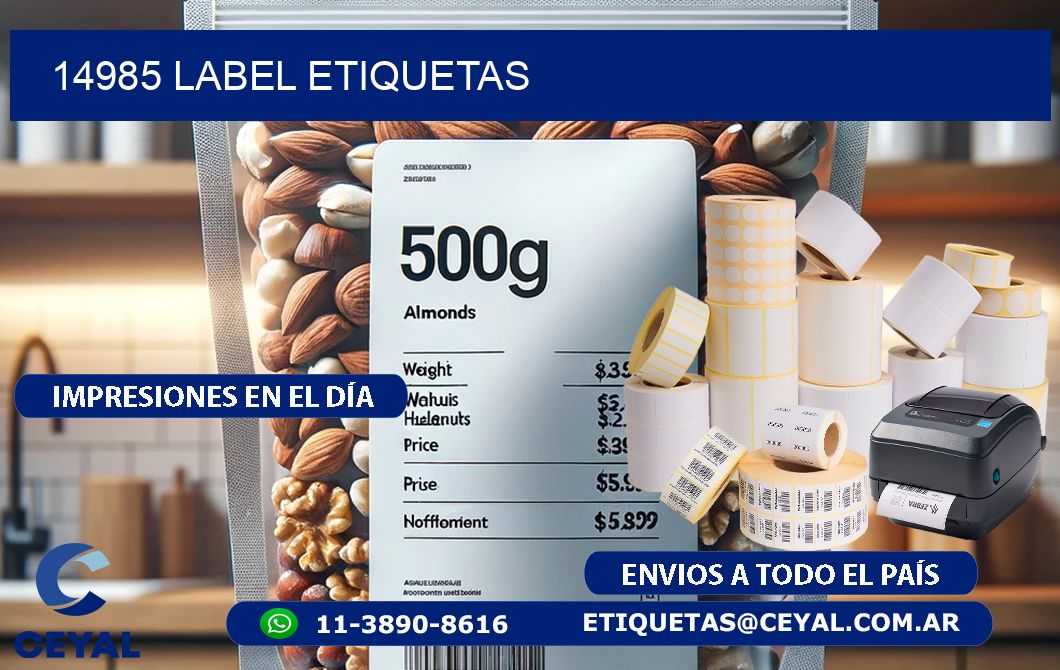 14985 LABEL ETIQUETAS