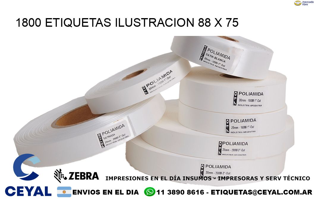 1800 ETIQUETAS ILUSTRACION 88 x 75