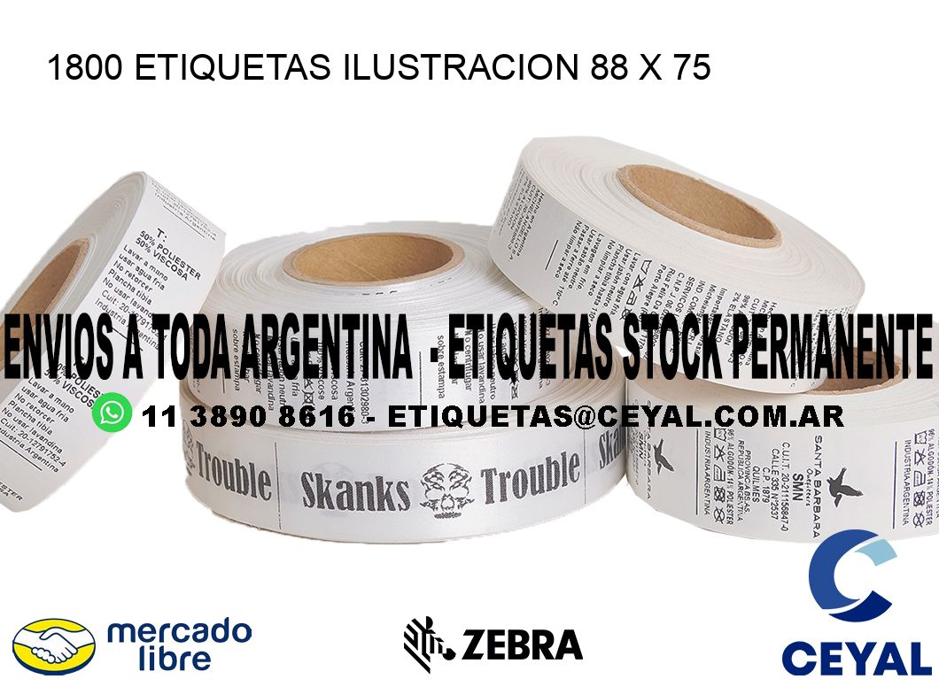 1800 ETIQUETAS ILUSTRACION 88 x 75