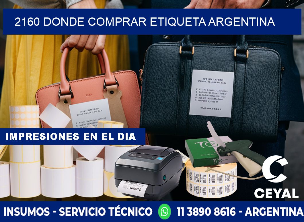 2160 DONDE COMPRAR ETIQUETA ARGENTINA