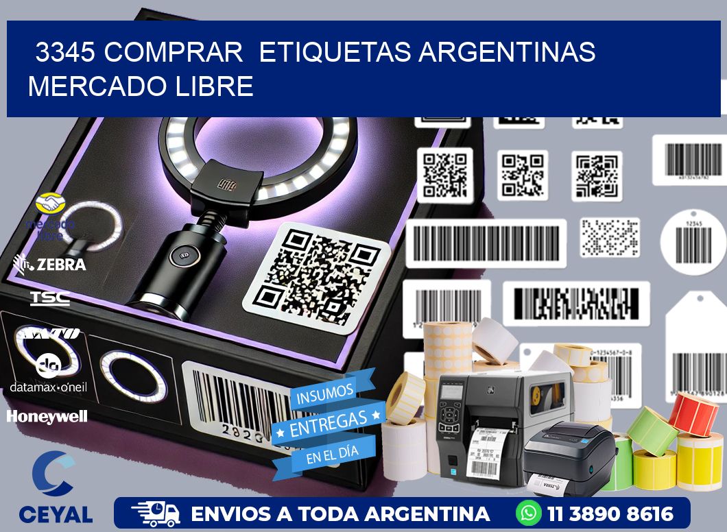 3345 COMPRAR  ETIQUETAS ARGENTINAS MERCADO LIBRE