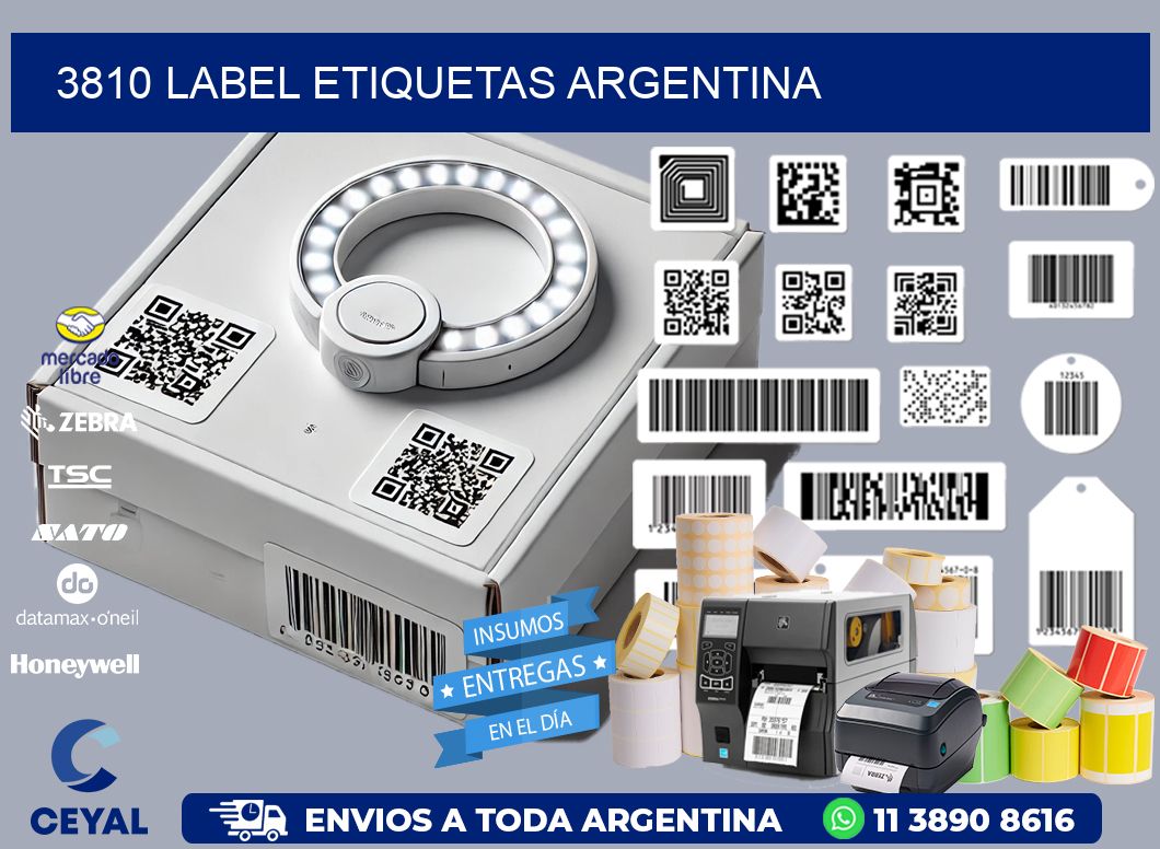 3810 LABEL ETIQUETAS ARGENTINA