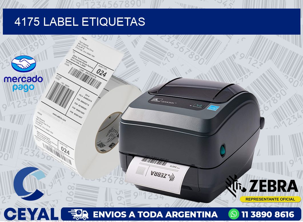 4175 LABEL ETIQUETAS
