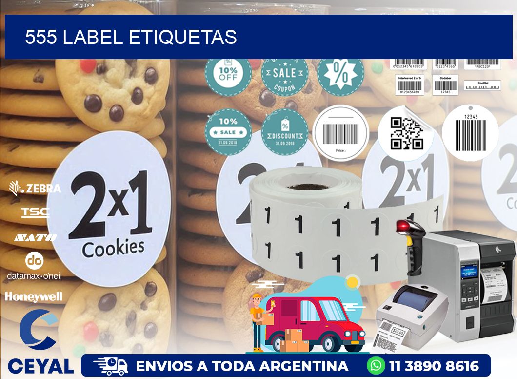 555 LABEL ETIQUETAS