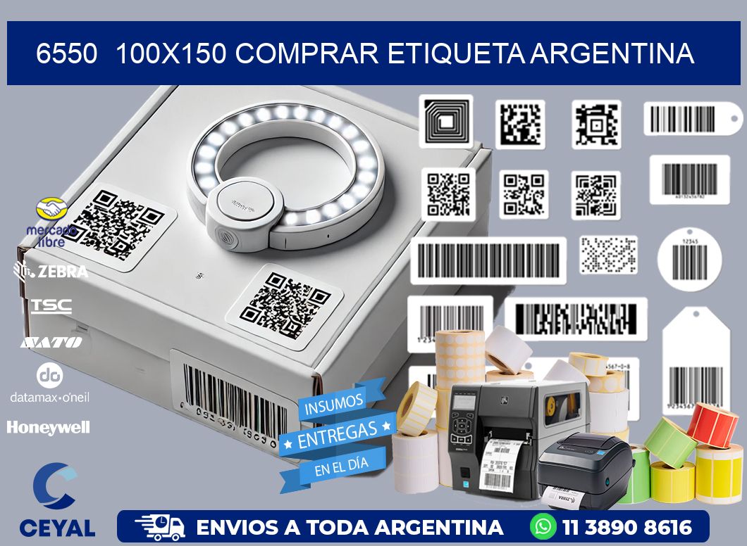 6550  100X150 COMPRAR ETIQUETA ARGENTINA
