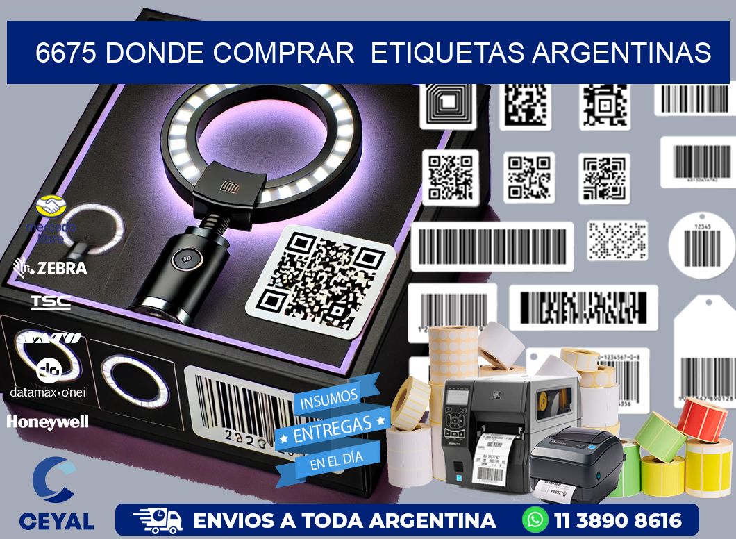 6675 DONDE COMPRAR  ETIQUETAS ARGENTINAS
