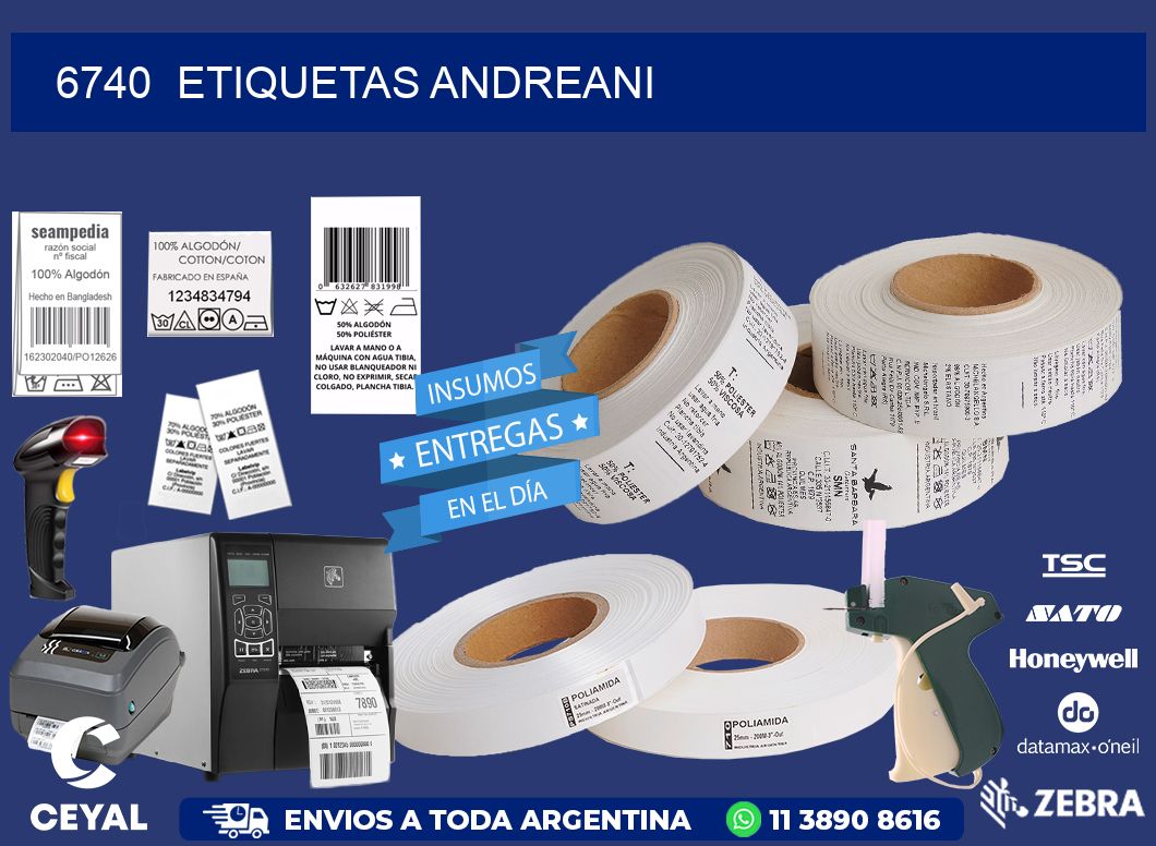 6740  ETIQUETAS ANDREANI