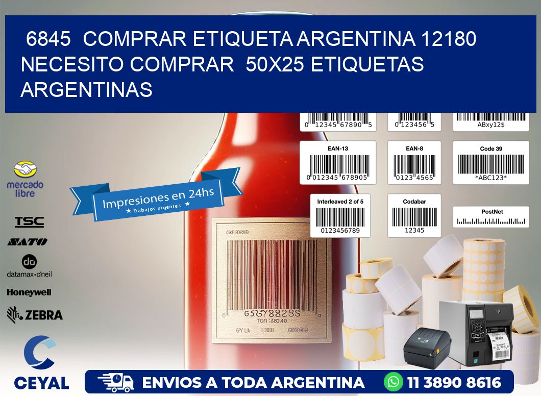 6845  COMPRAR ETIQUETA ARGENTINA 12180 NECESITO COMPRAR  50X25 ETIQUETAS ARGENTINAS