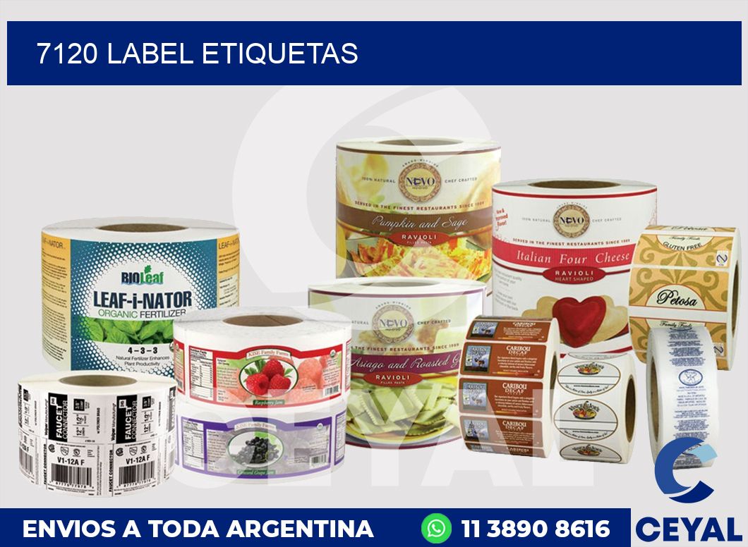 7120 LABEL ETIQUETAS