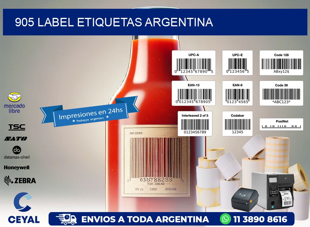 905 LABEL ETIQUETAS ARGENTINA