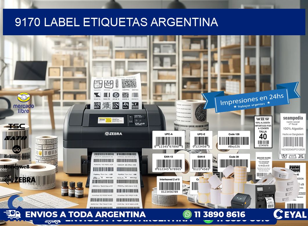 9170 LABEL ETIQUETAS ARGENTINA