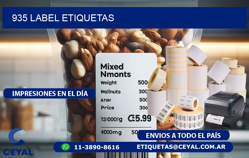 935 LABEL ETIQUETAS