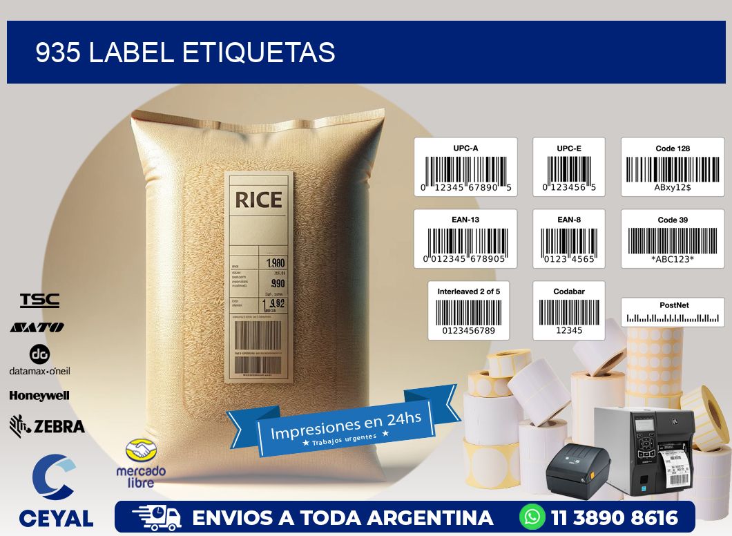 935 LABEL ETIQUETAS