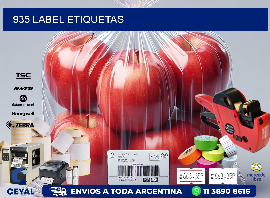 935 LABEL ETIQUETAS