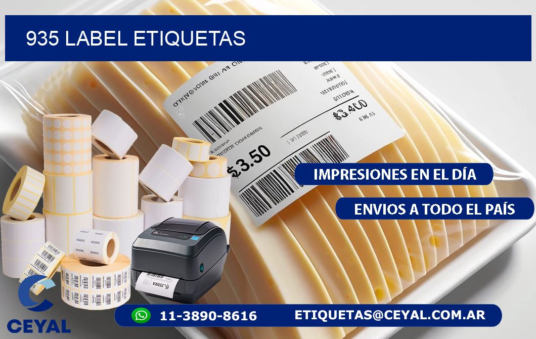 935 LABEL ETIQUETAS