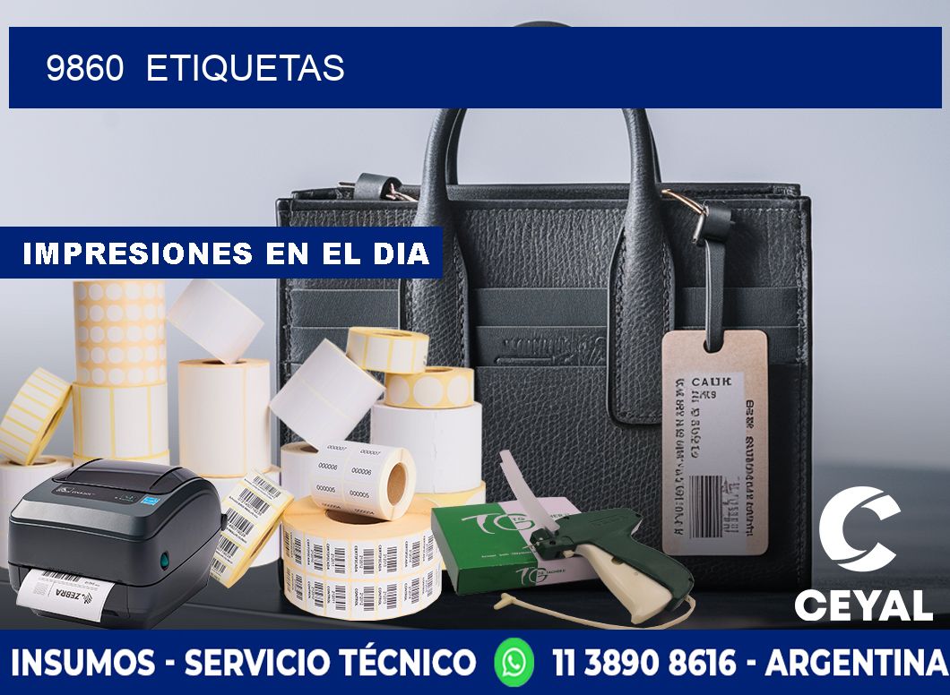 9860  ETIQUETAS