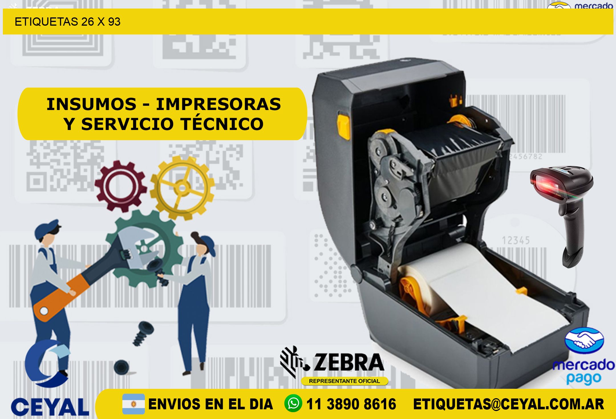 ETIQUETAS 26 x 93