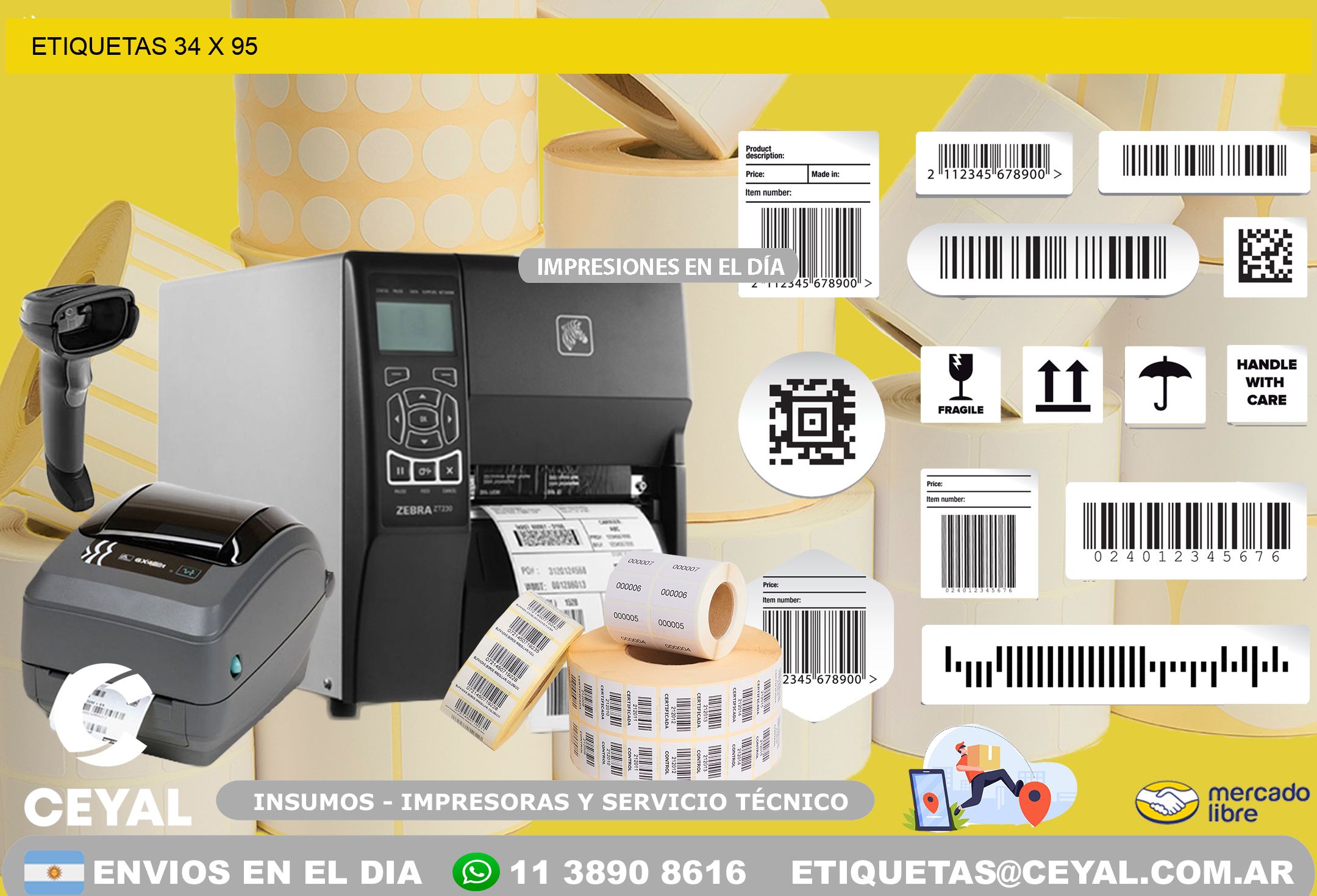 ETIQUETAS 34 x 95