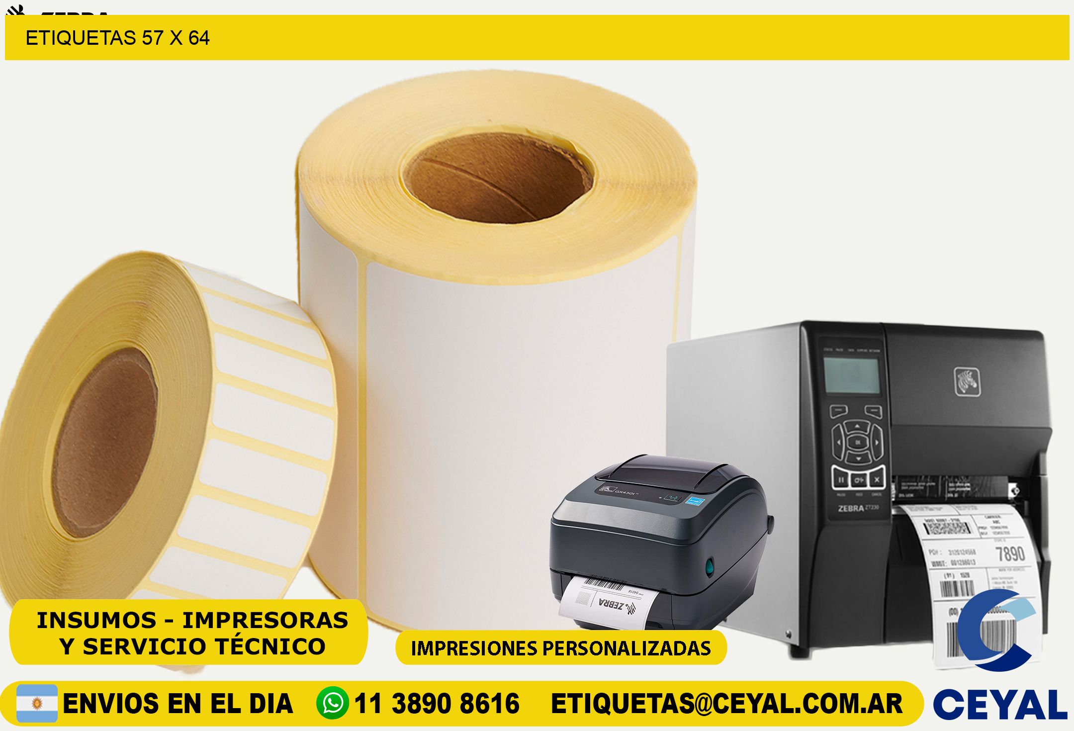 ETIQUETAS 57 x 64