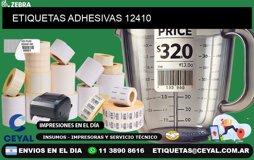 ETIQUETAS ADHESIVAS 12410