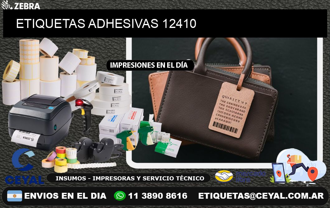 ETIQUETAS ADHESIVAS 12410