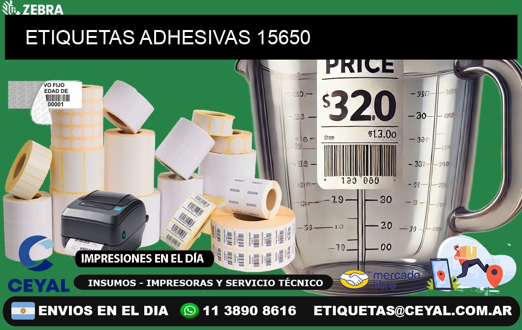 ETIQUETAS ADHESIVAS 15650