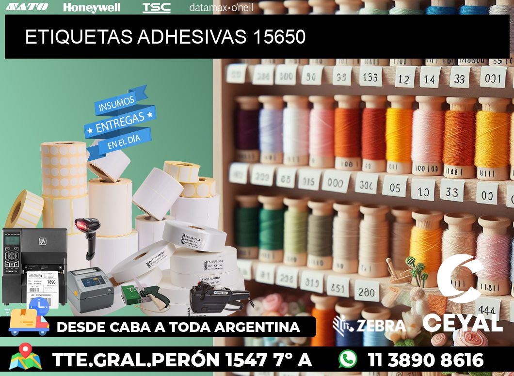 ETIQUETAS ADHESIVAS 15650