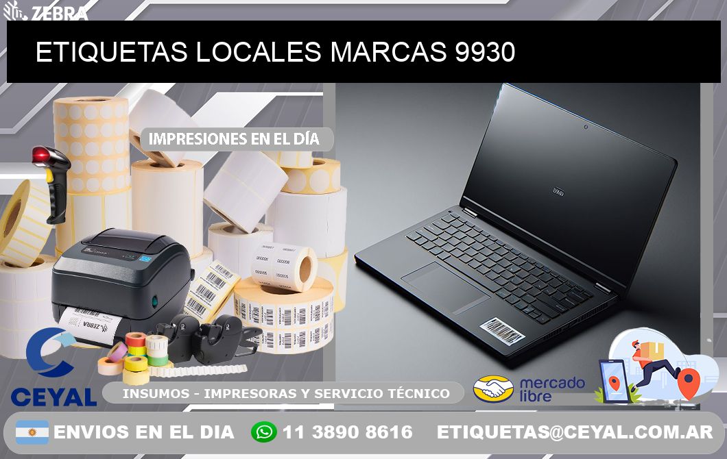 ETIQUETAS LOCALES MARCAS 9930