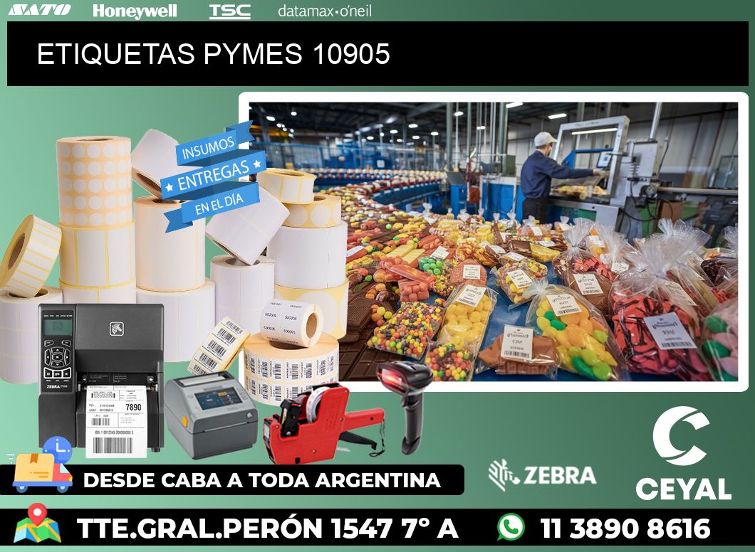 ETIQUETAS PYMES 10905