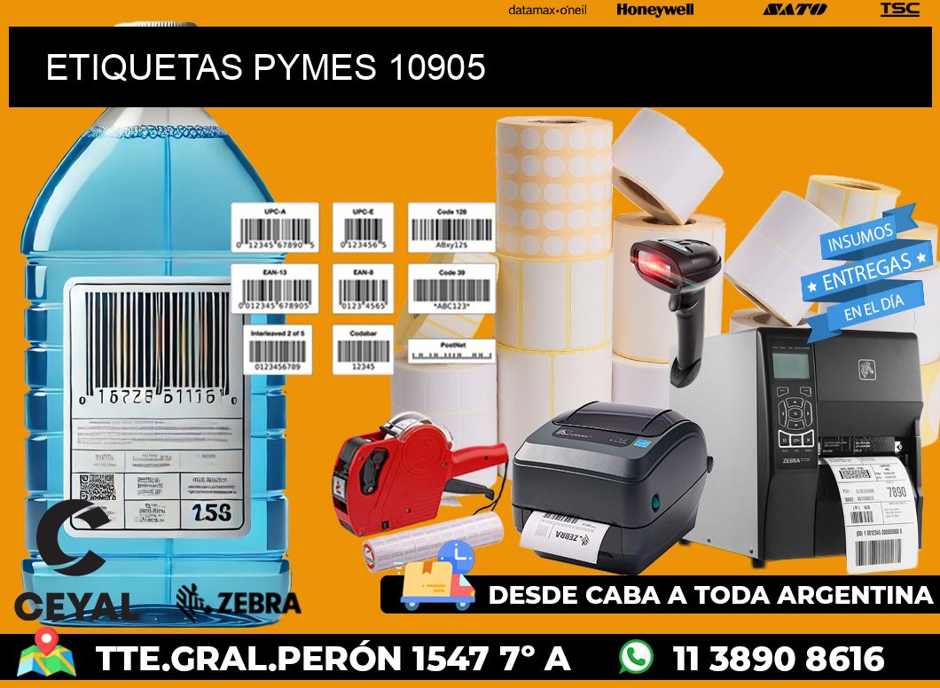 ETIQUETAS PYMES 10905