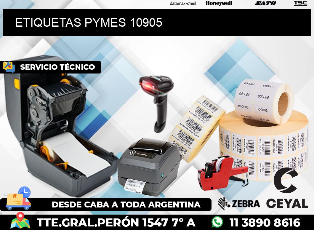 ETIQUETAS PYMES 10905