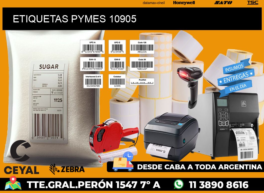 ETIQUETAS PYMES 10905