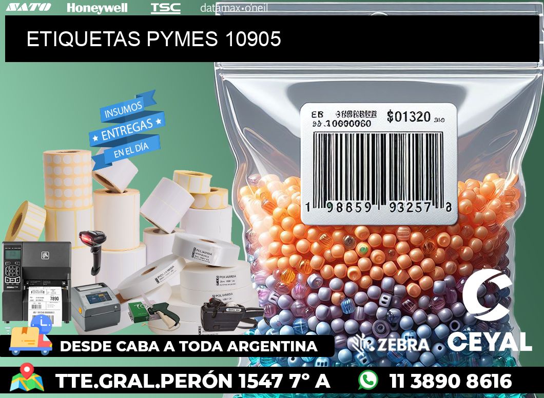 ETIQUETAS PYMES 10905