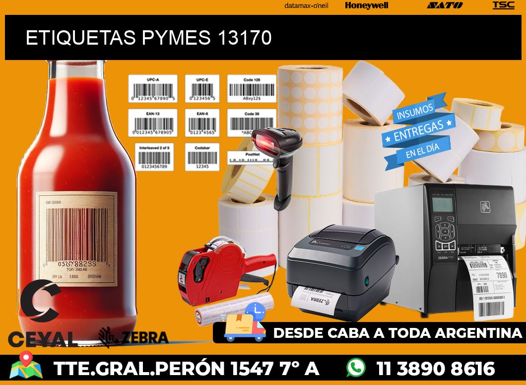 ETIQUETAS PYMES 13170