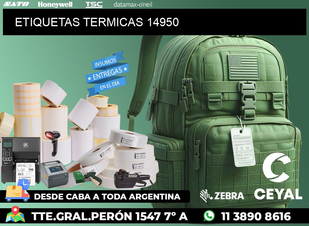 ETIQUETAS TERMICAS 14950