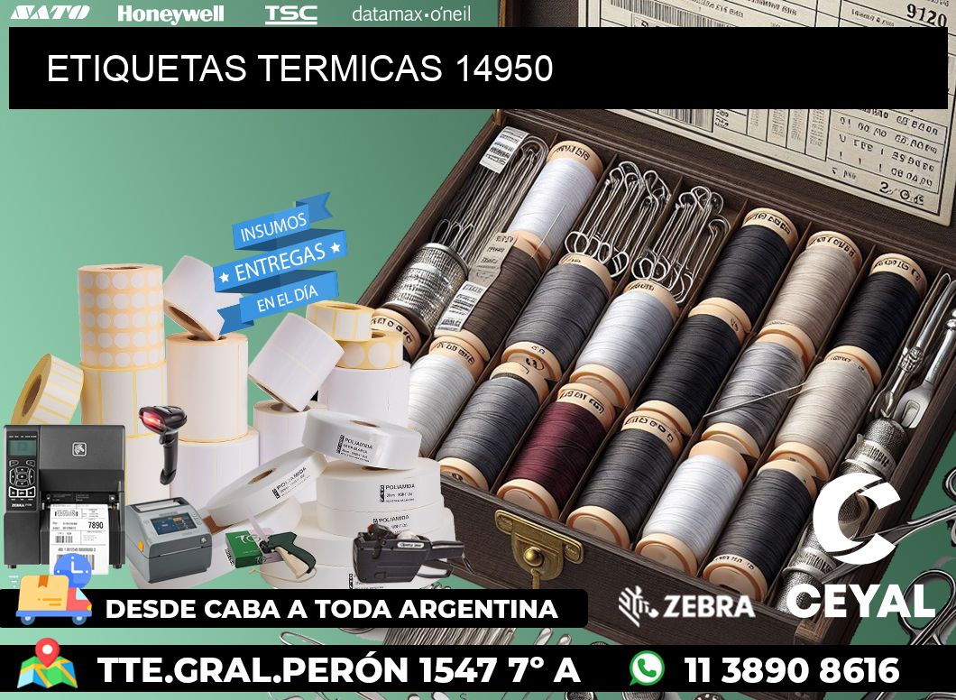 ETIQUETAS TERMICAS 14950