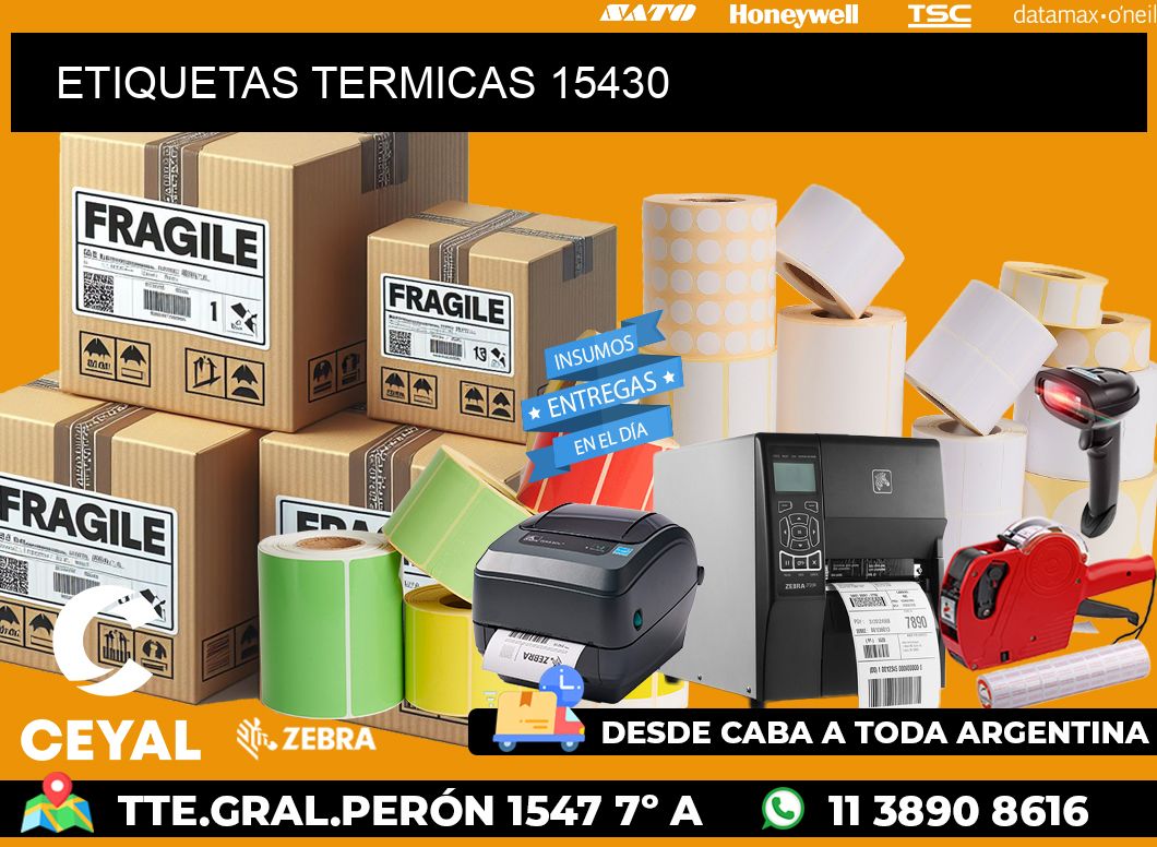 ETIQUETAS TERMICAS 15430