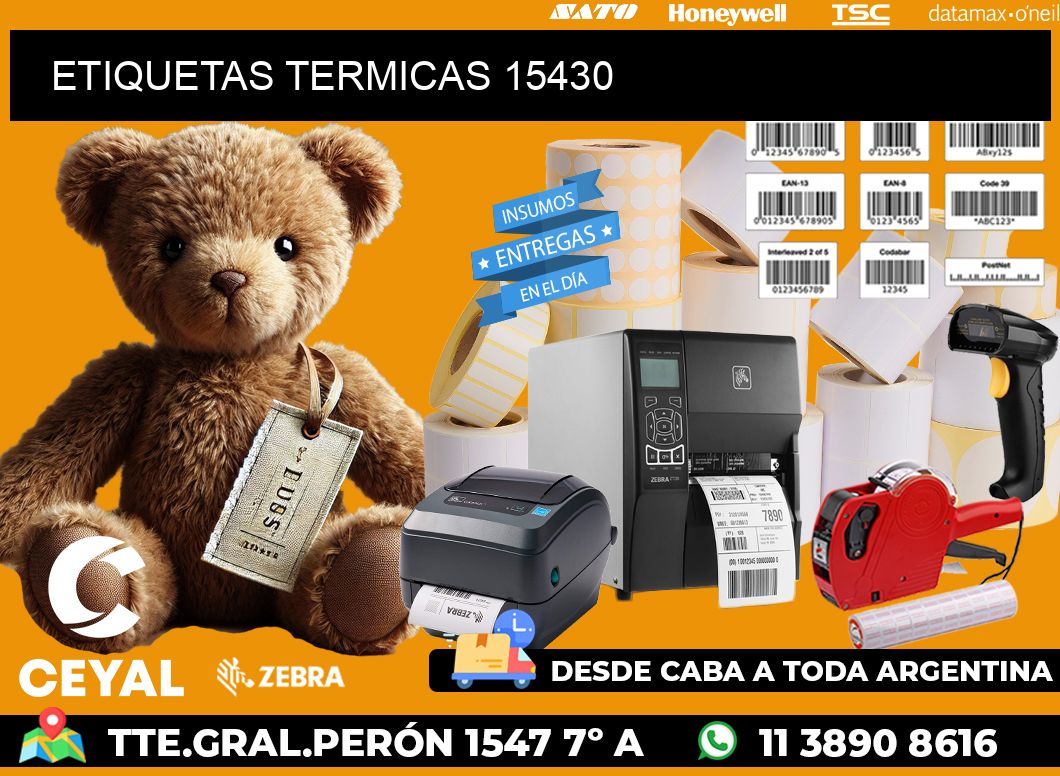 ETIQUETAS TERMICAS 15430