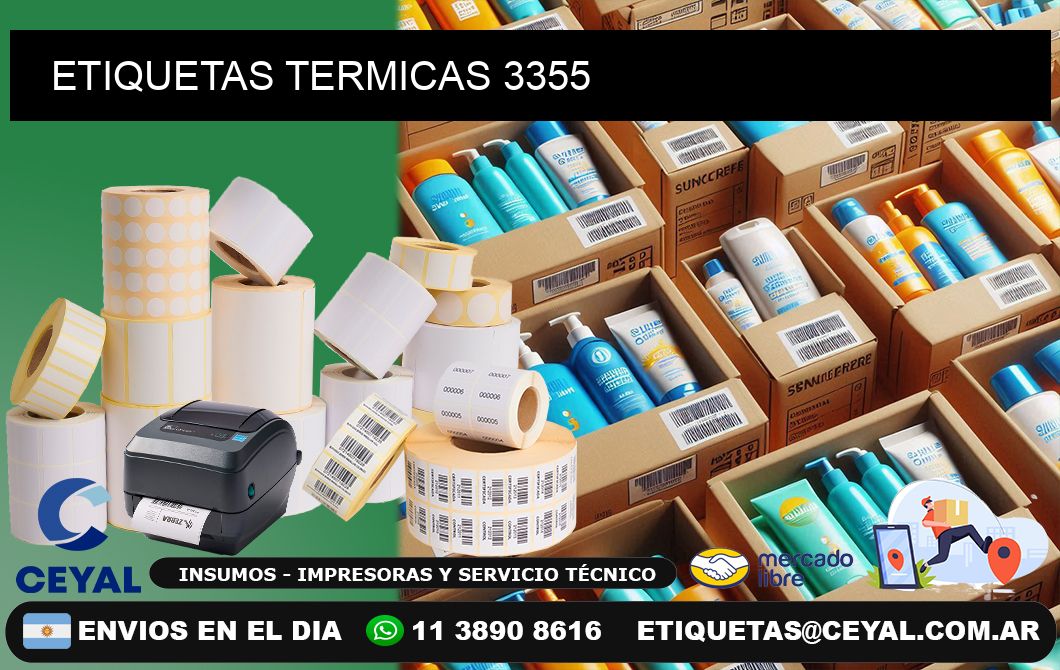 ETIQUETAS TERMICAS 3355