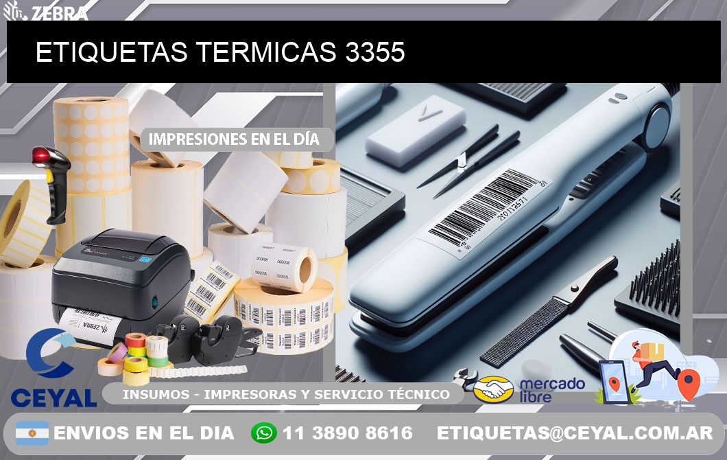 ETIQUETAS TERMICAS 3355