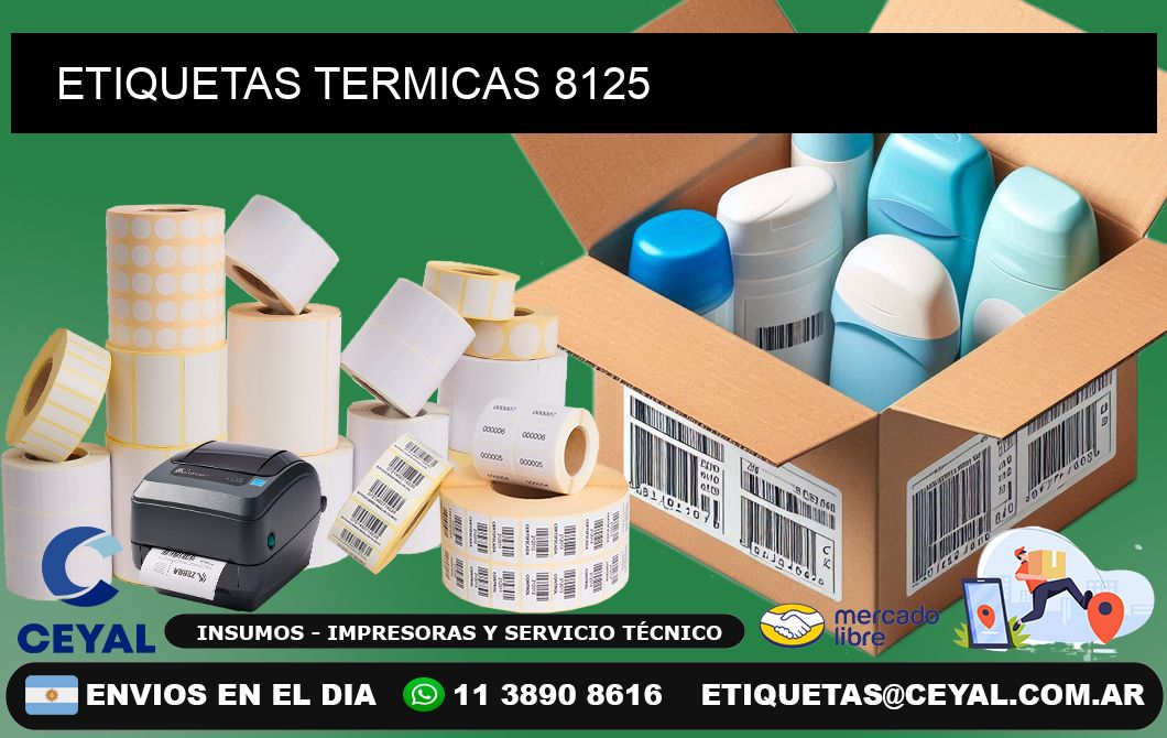 ETIQUETAS TERMICAS 8125