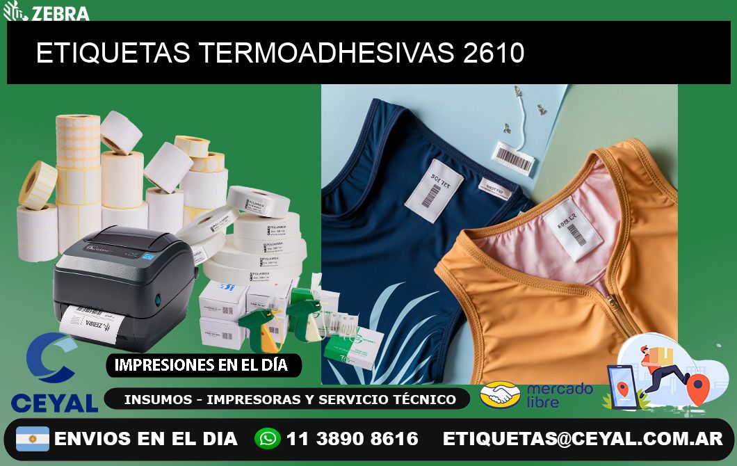 ETIQUETAS TERMOADHESIVAS 2610