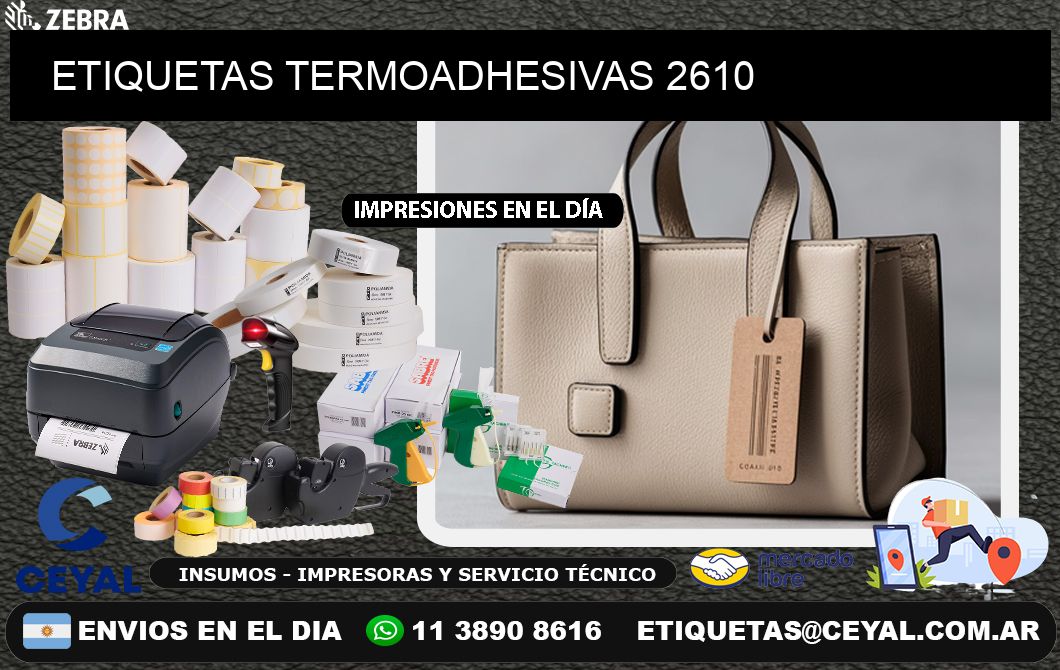 ETIQUETAS TERMOADHESIVAS 2610