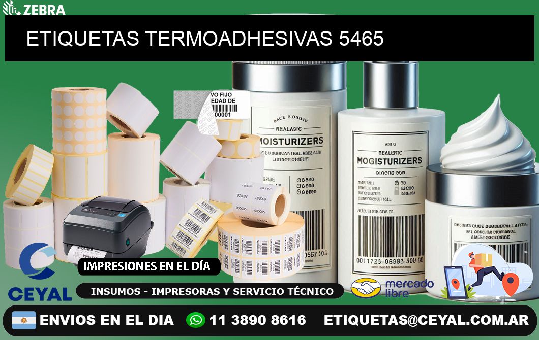 ETIQUETAS TERMOADHESIVAS 5465